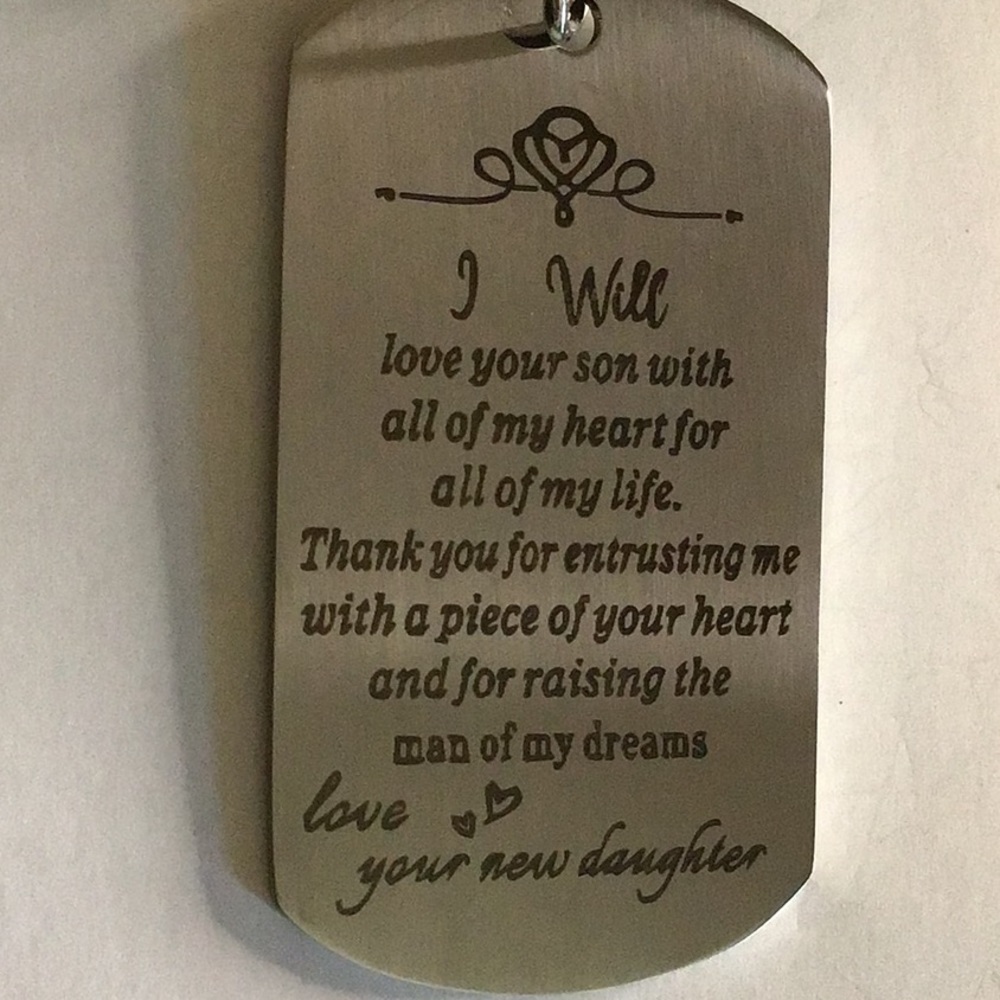 I Will Love Your Son Keychain New